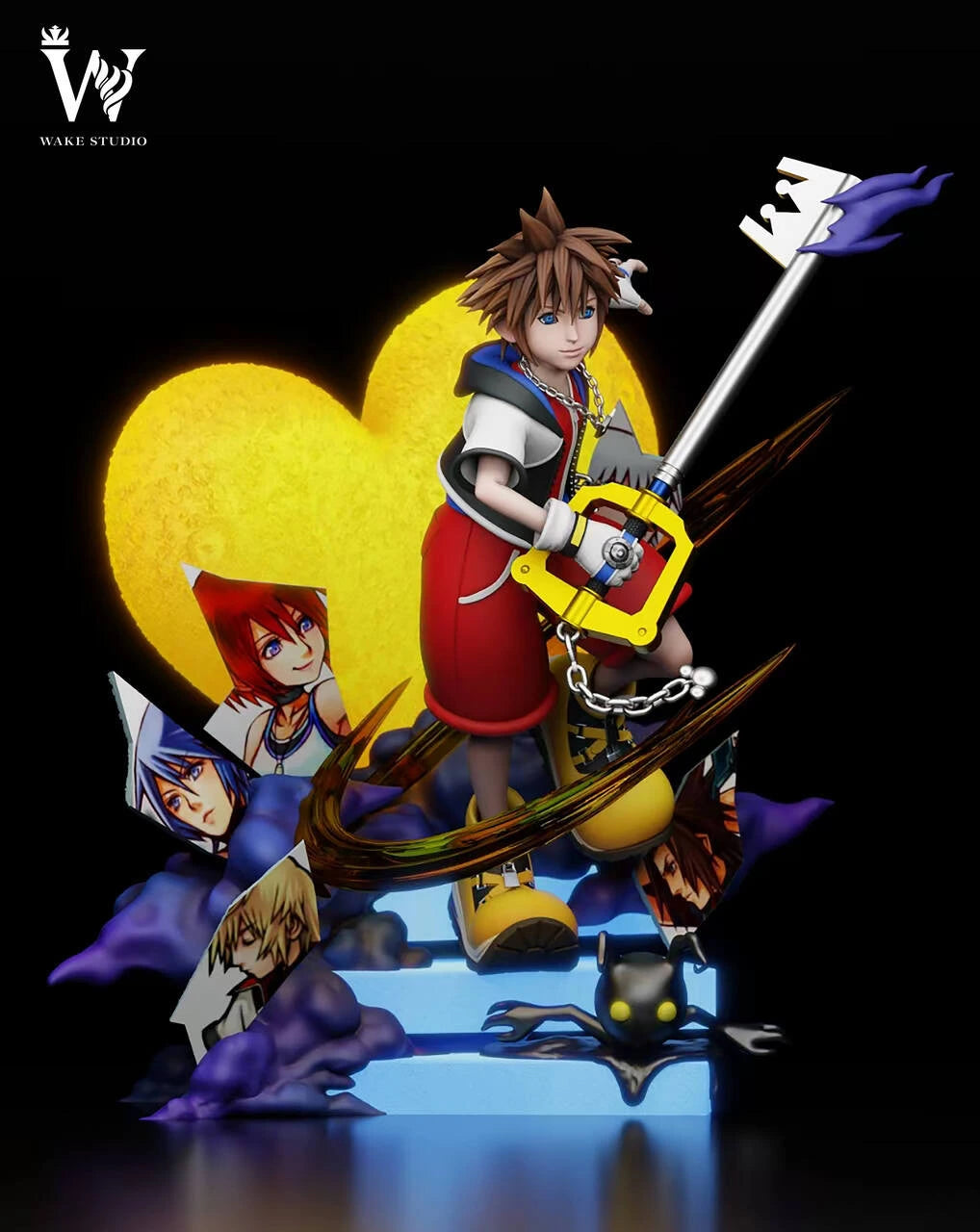 Preventa Resina Sora Figura Kingdom Hearts Wake Estudio