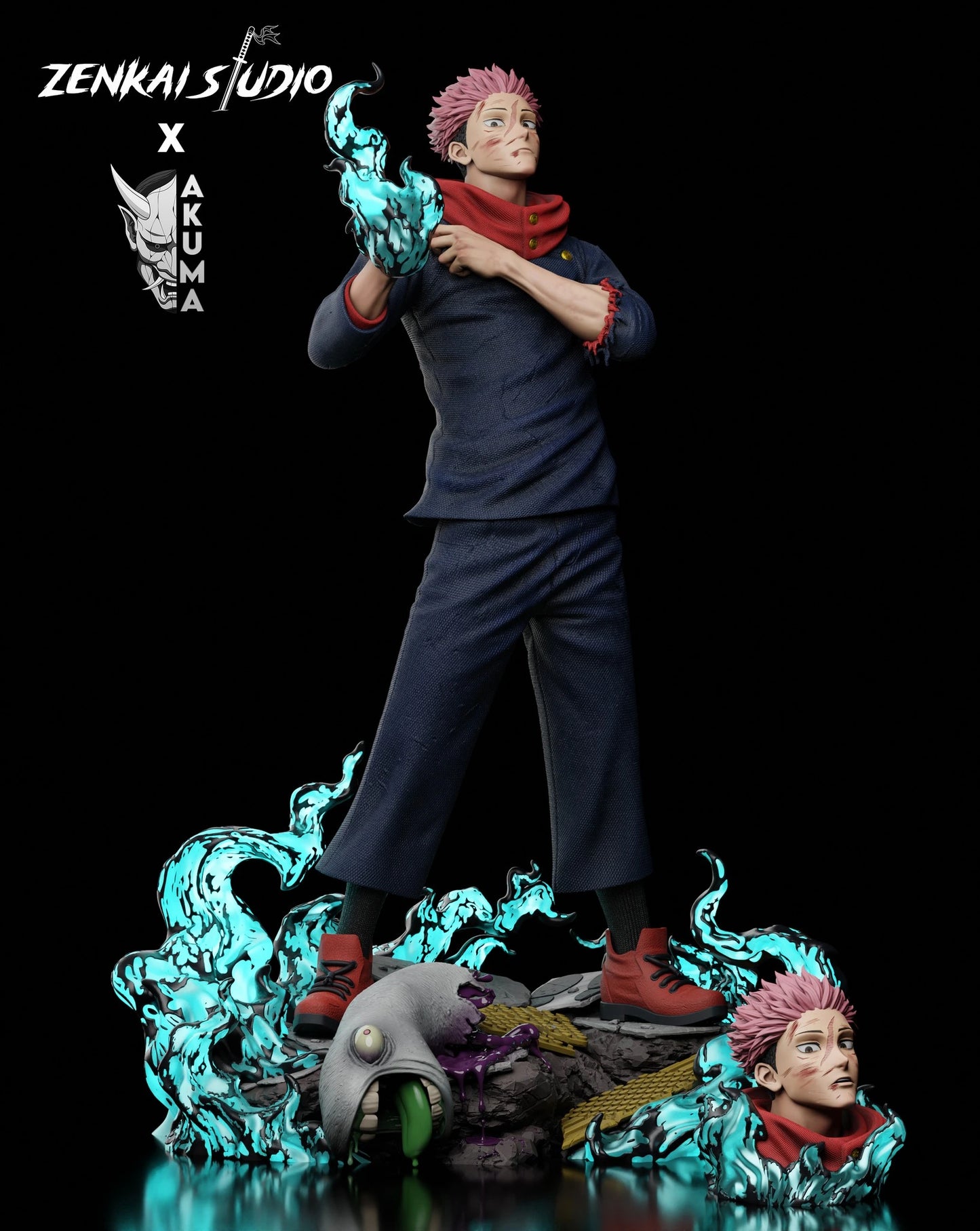 Preventa Resina Itadori Yuji Figura Jujutsu Kaisen Zenkai  Estudio