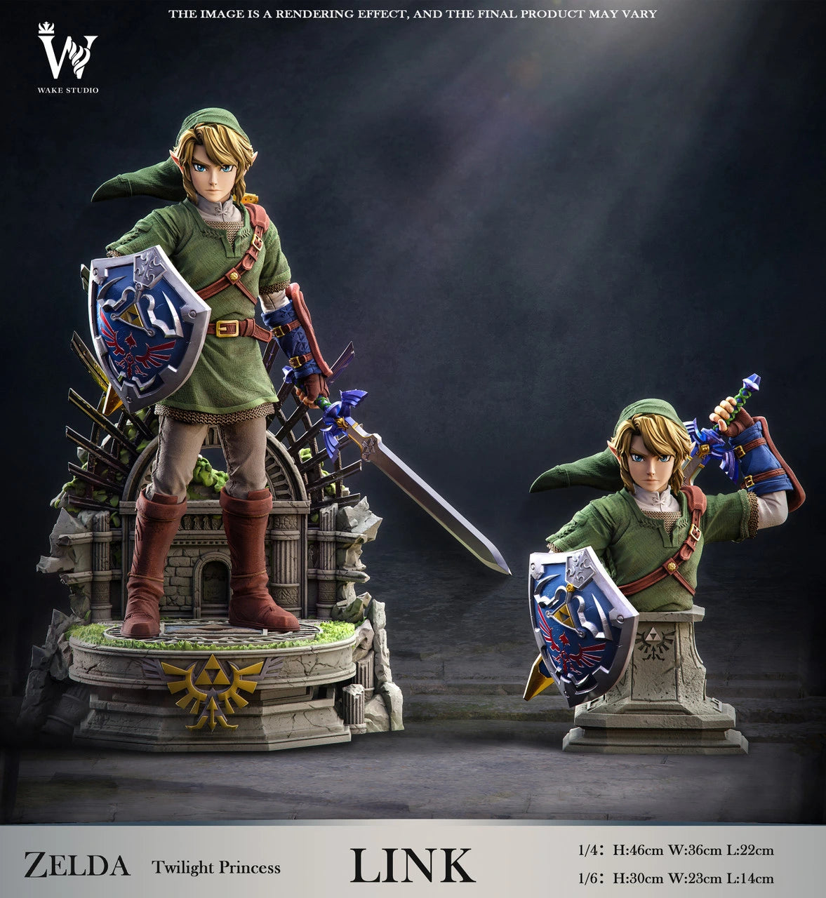 Preventa Resina Zelda Figura The Legend Of Zelda Wake Estudio