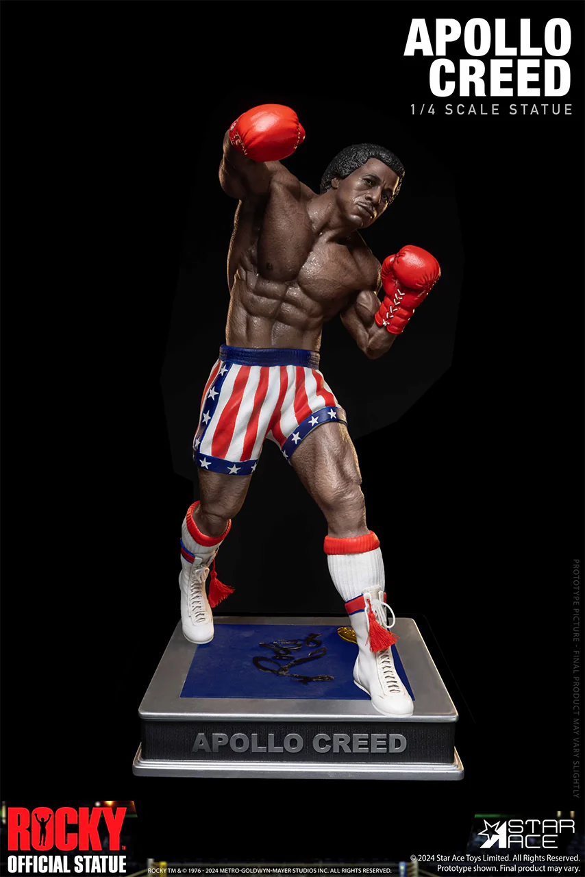 Preventa Resina Apollo Creed Figura Rocky Star Ace (Licencia) Estudio