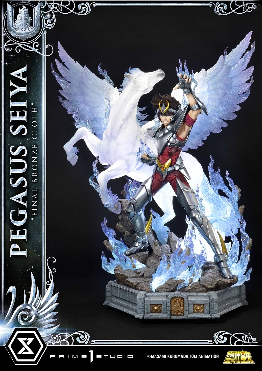 Preventa Resina Seiya de Pegaso Figura Caballeros del Zodiako Prime 1 (Licencia) Estudio