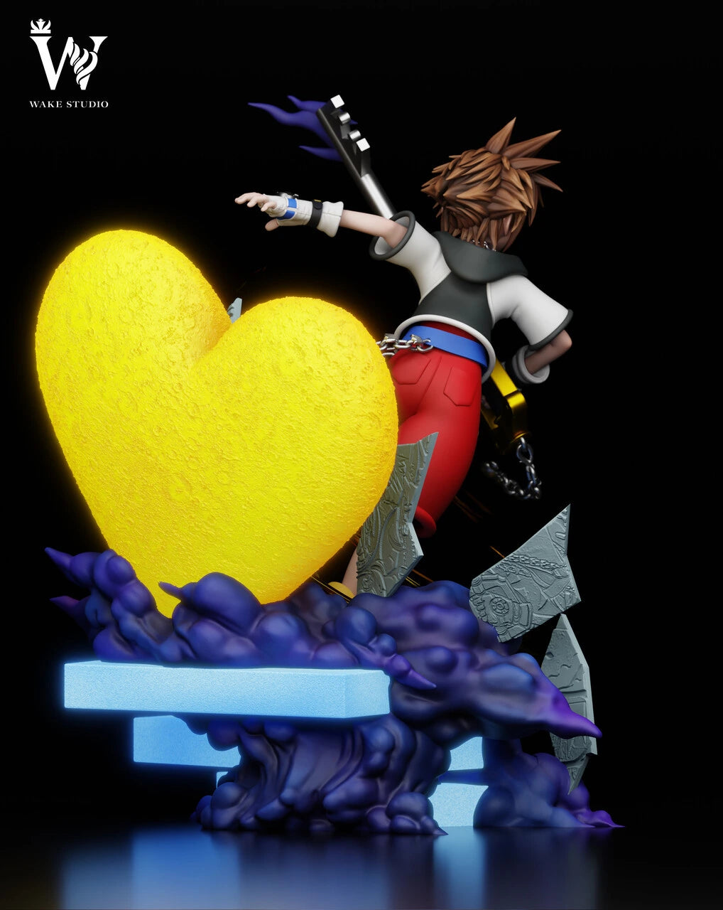 Preventa Resina Sora Figura Kingdom Hearts Wake Estudio