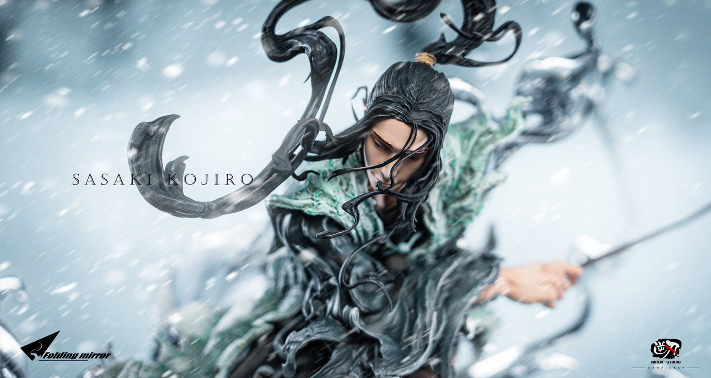 Preventa Resina Sasaki Kojiro Figura Vagabond Folding Mirror & Niren Estudio