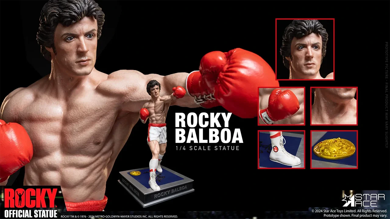 Preventa Resina Rocky Balboa Figura Rocky Star Ace (Licencia) Estudio