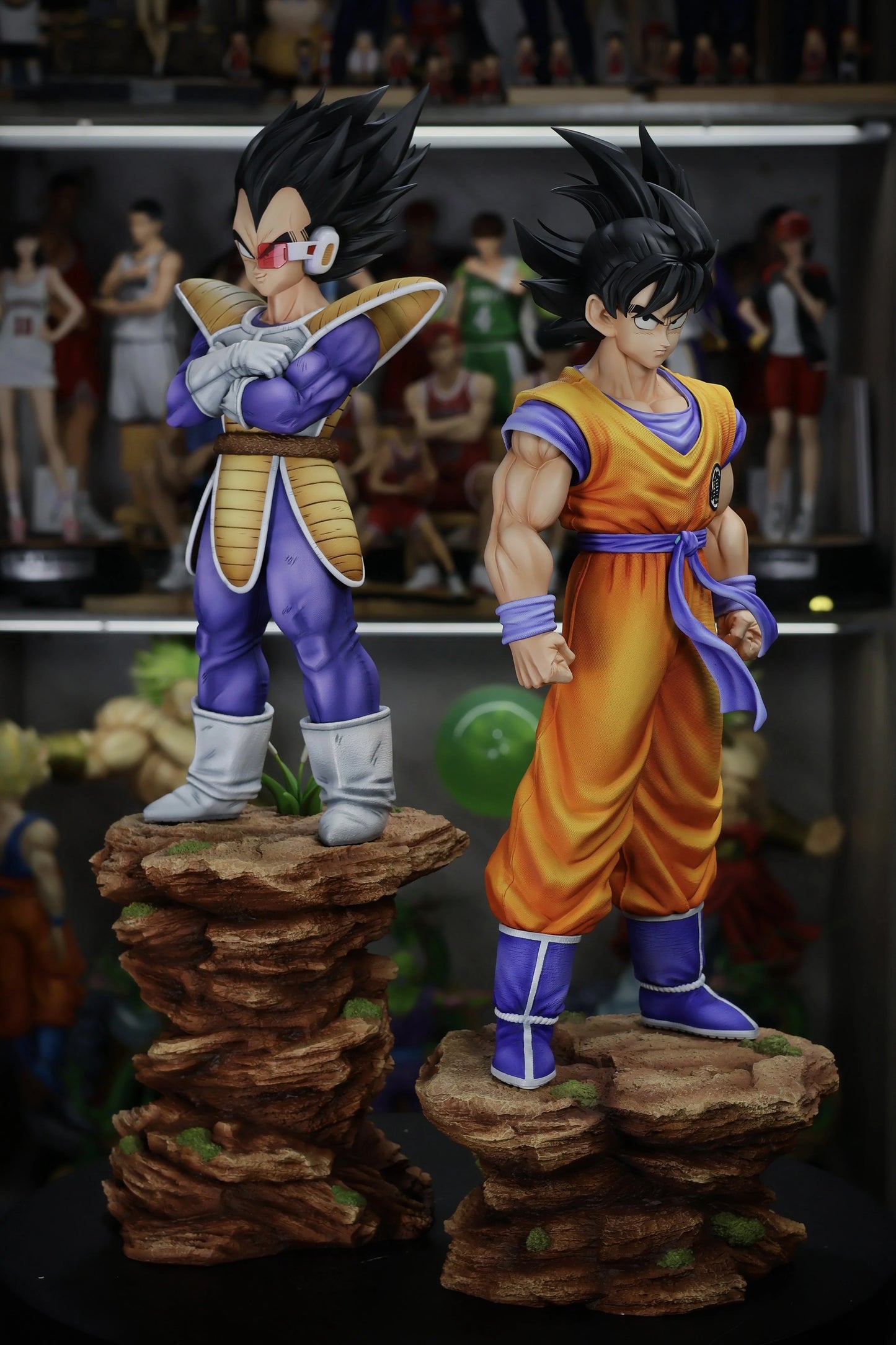 Preventa Resina Goku vs Vegeta Figura Dragon Ball Infinite Estudio