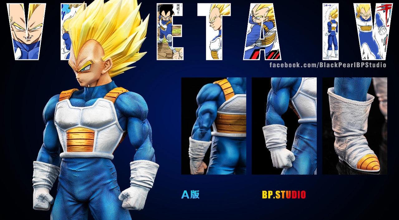 Preventa Resina Vegeta Figura Dragon Ball Black Pearl Estudio