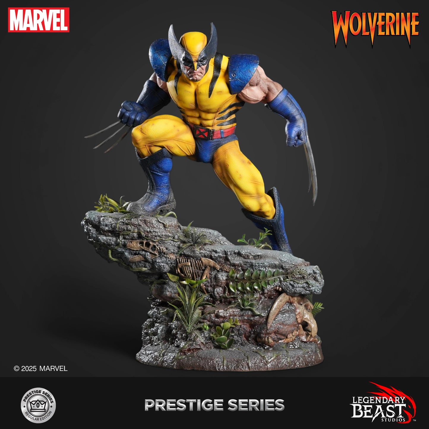 Preventa Resina Wolverine Figura Marvel Legendary Beast (Licencia) Estudio