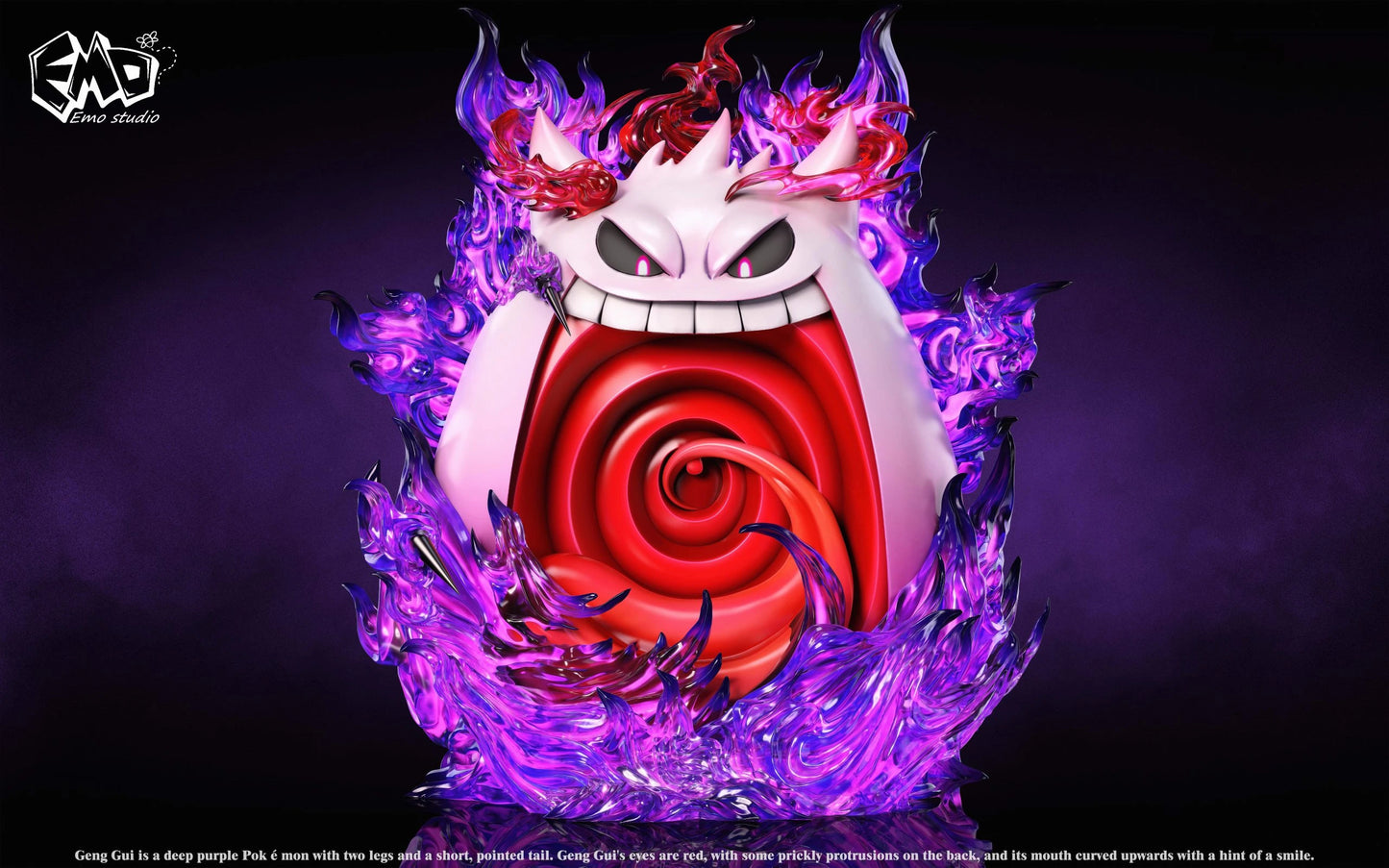 Preventa Resina Gengar Figura Pokémon EMO Estudio