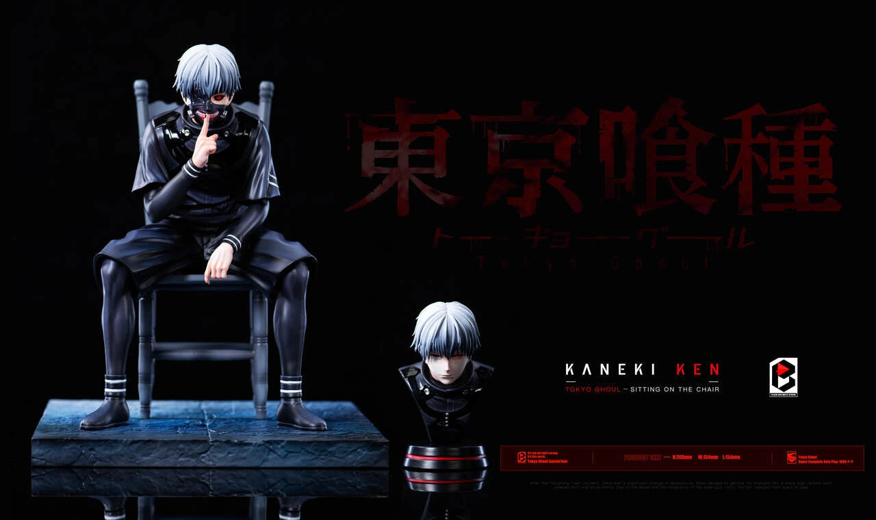 Preventa Resina Ken Kaneki Figura Tokyo Ghoul BW Estudio