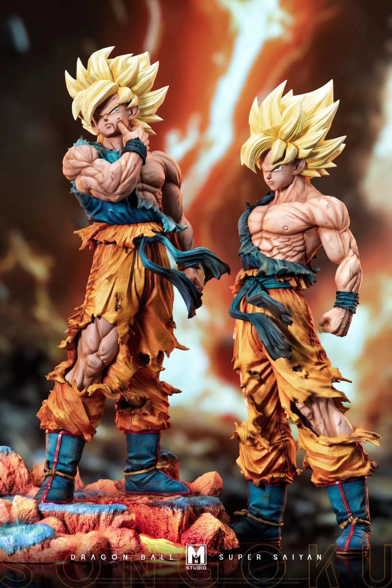 Preventa Resina Goku SSJ Figura Dragon Ball MAN Estudio