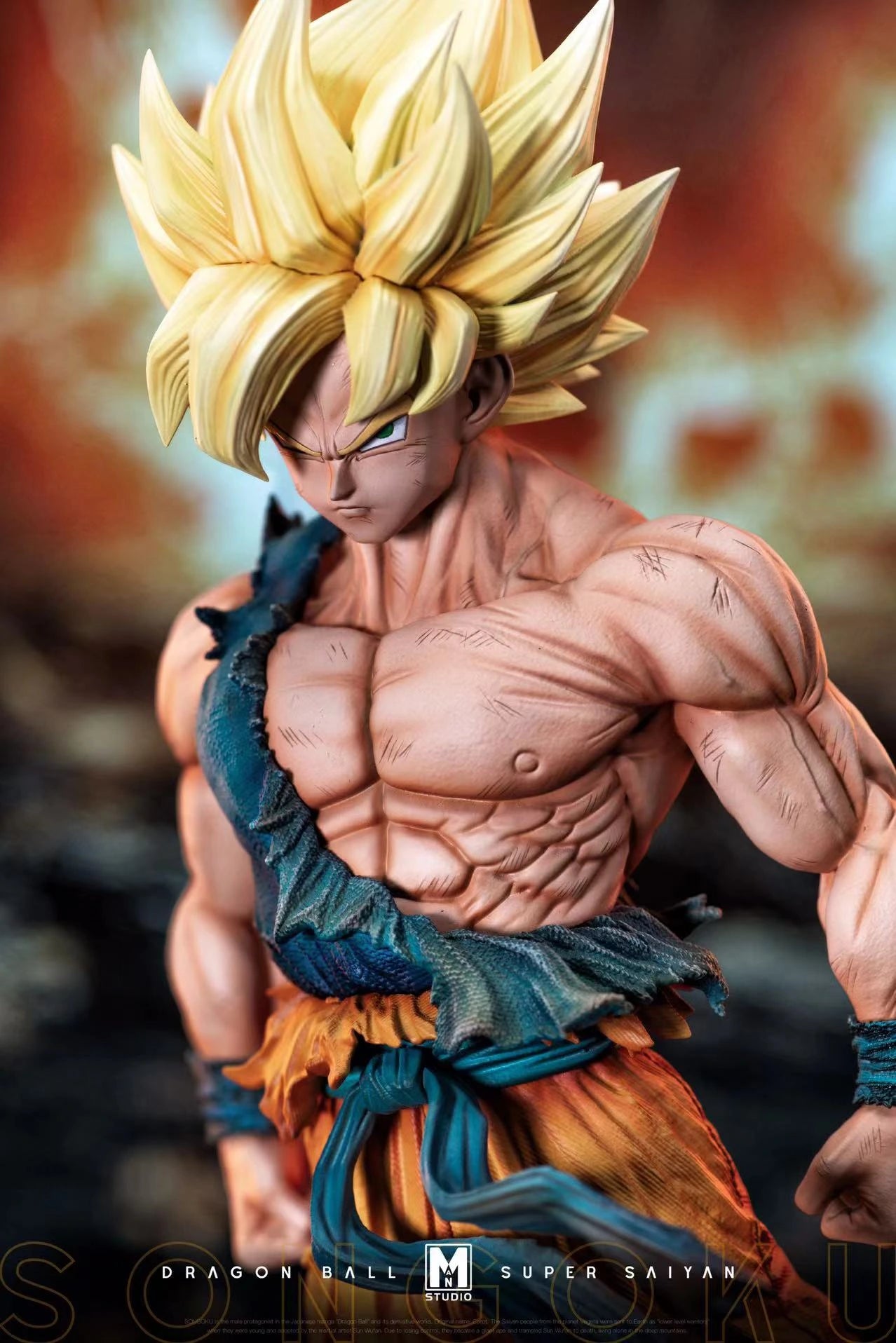 Preventa Resina Goku SSJ Figura Dragon Ball MAN Estudio