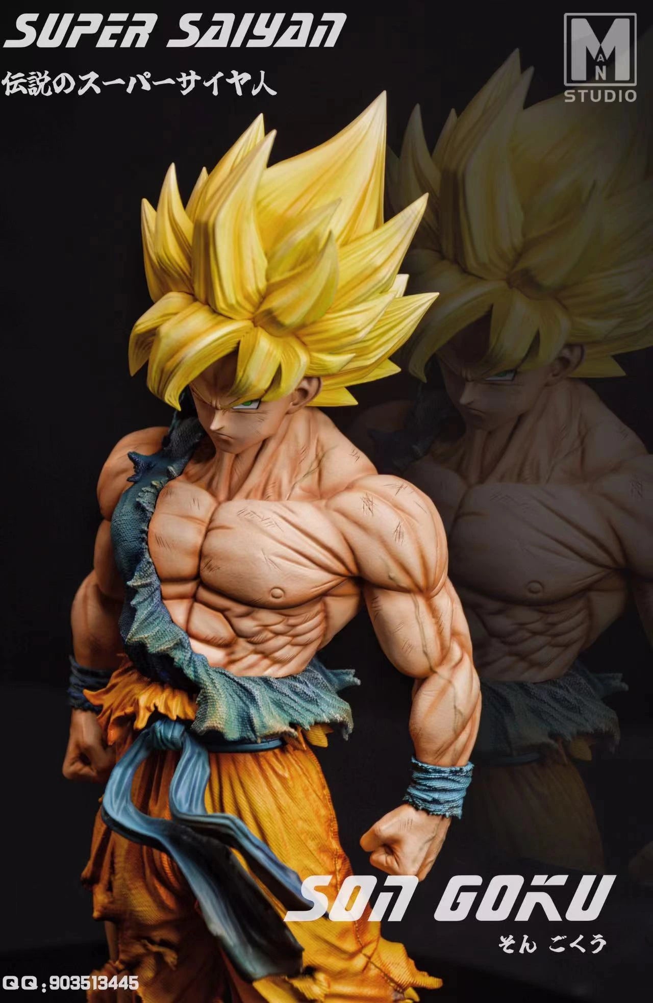 Preventa Resina Goku SSJ Figura Dragon Ball MAN Estudio