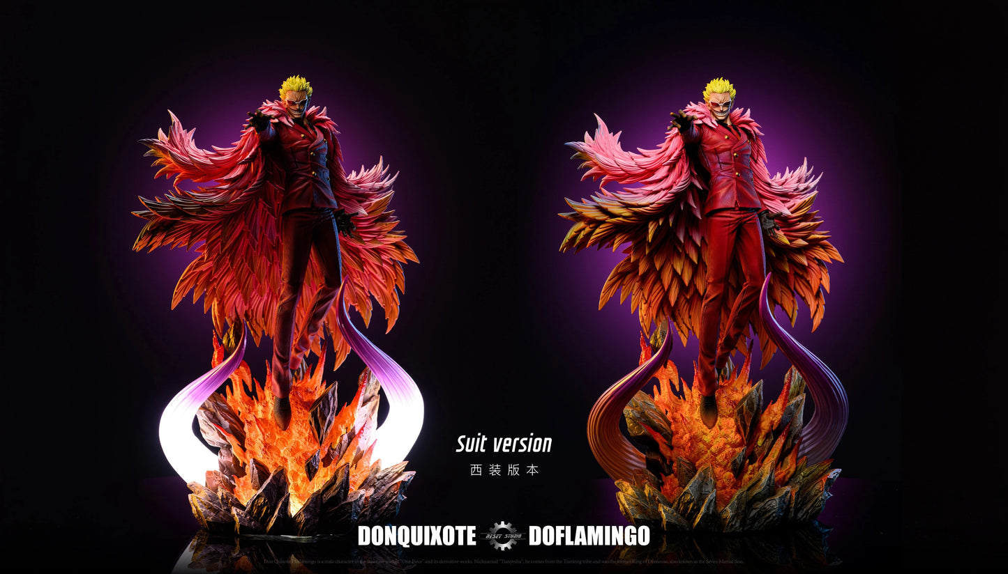 Preventa Resina Donquixote Doflamingo Figura One Piece Reset  Estudio