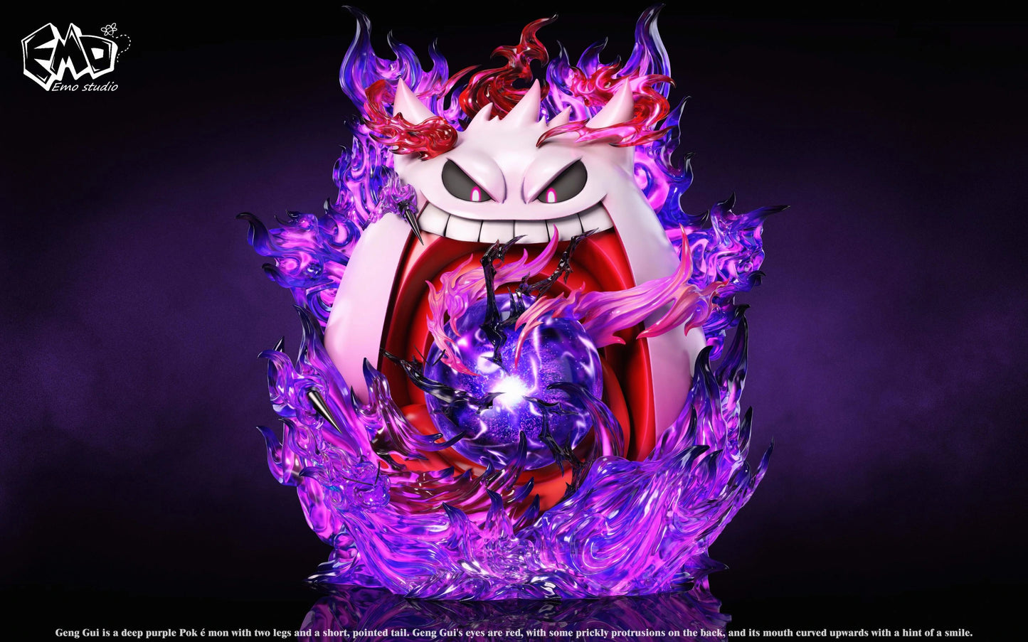 Preventa Resina Gengar Figura Pokémon EMO Estudio