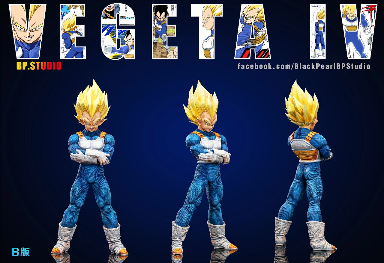 Preventa Resina Vegeta Figura Dragon Ball Black Pearl Estudio