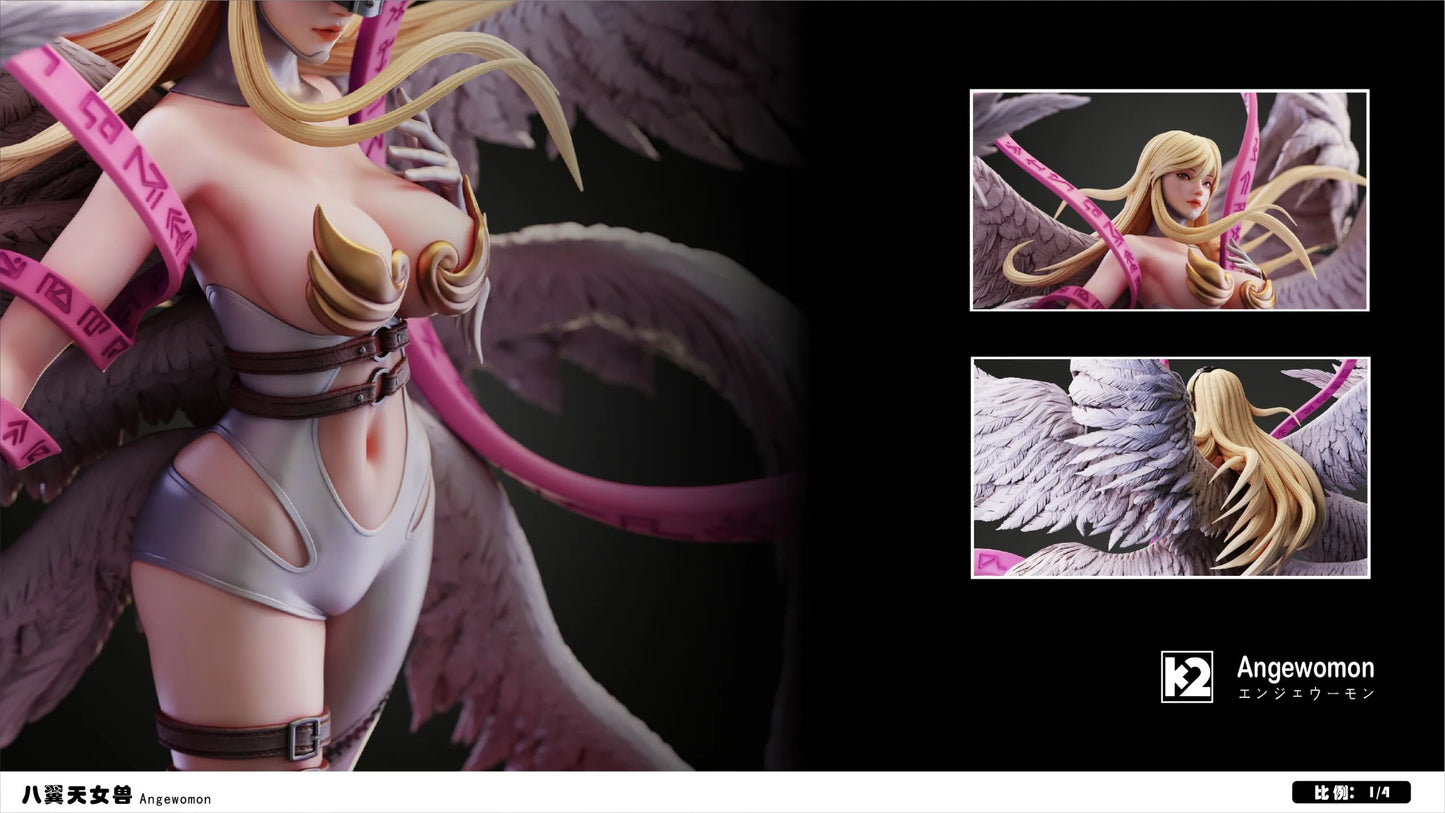 Preventa Resina Angewomon Figura Digimon K2 Estudio