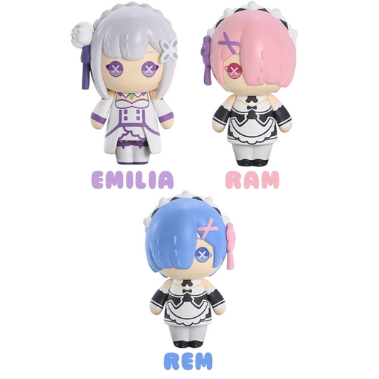 Preventa PVC Emilia, Rem & Ram Figura Re:ZERO -Starting Life in Another World Prime 1  & Cutie 1 Plus (Licencia) Estudio