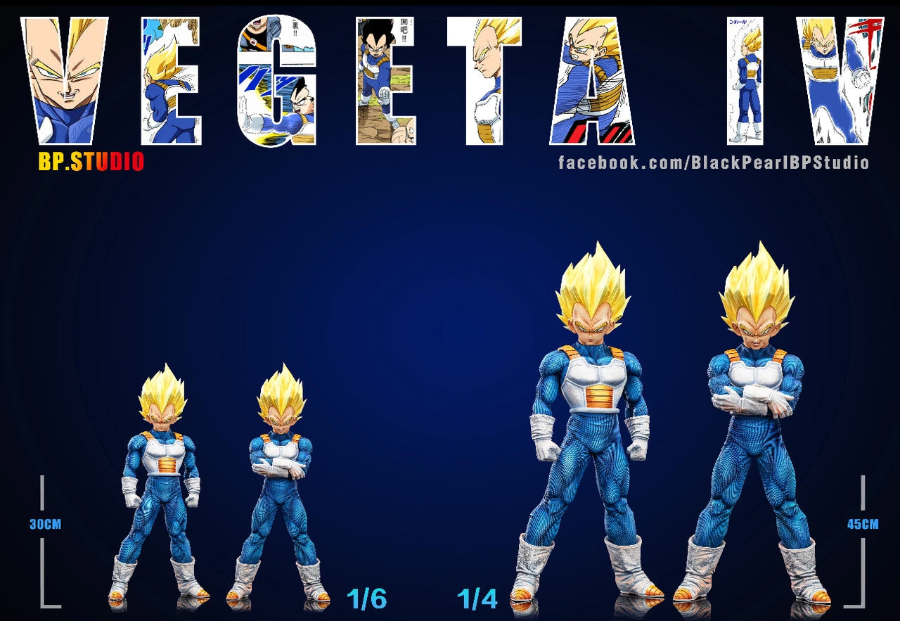 Preventa Resina Vegeta Figura Dragon Ball Black Pearl Estudio