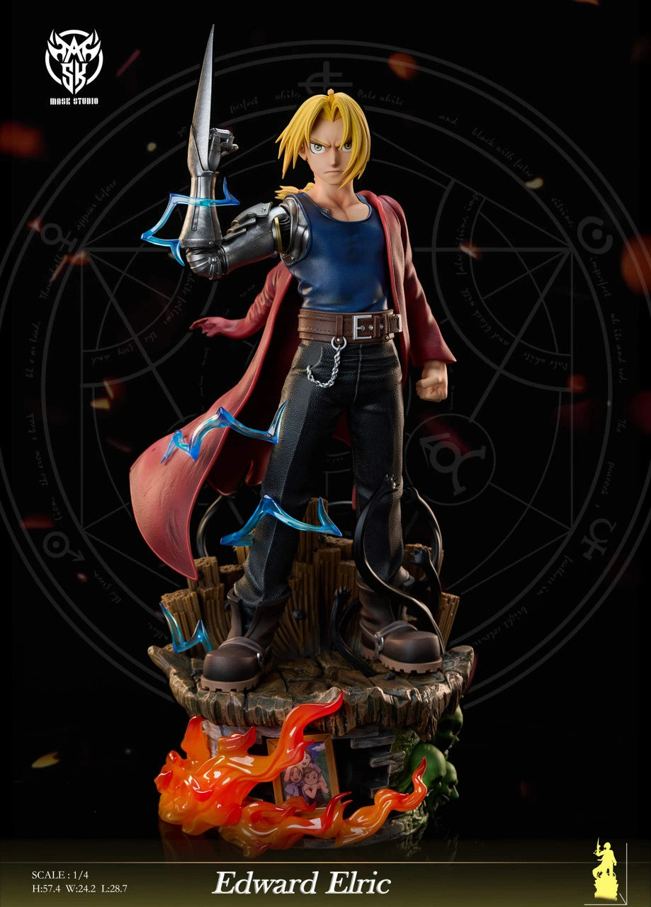 Preventa Resina Edward Elric Figura Fullmetal Alchemist Mask Estudio