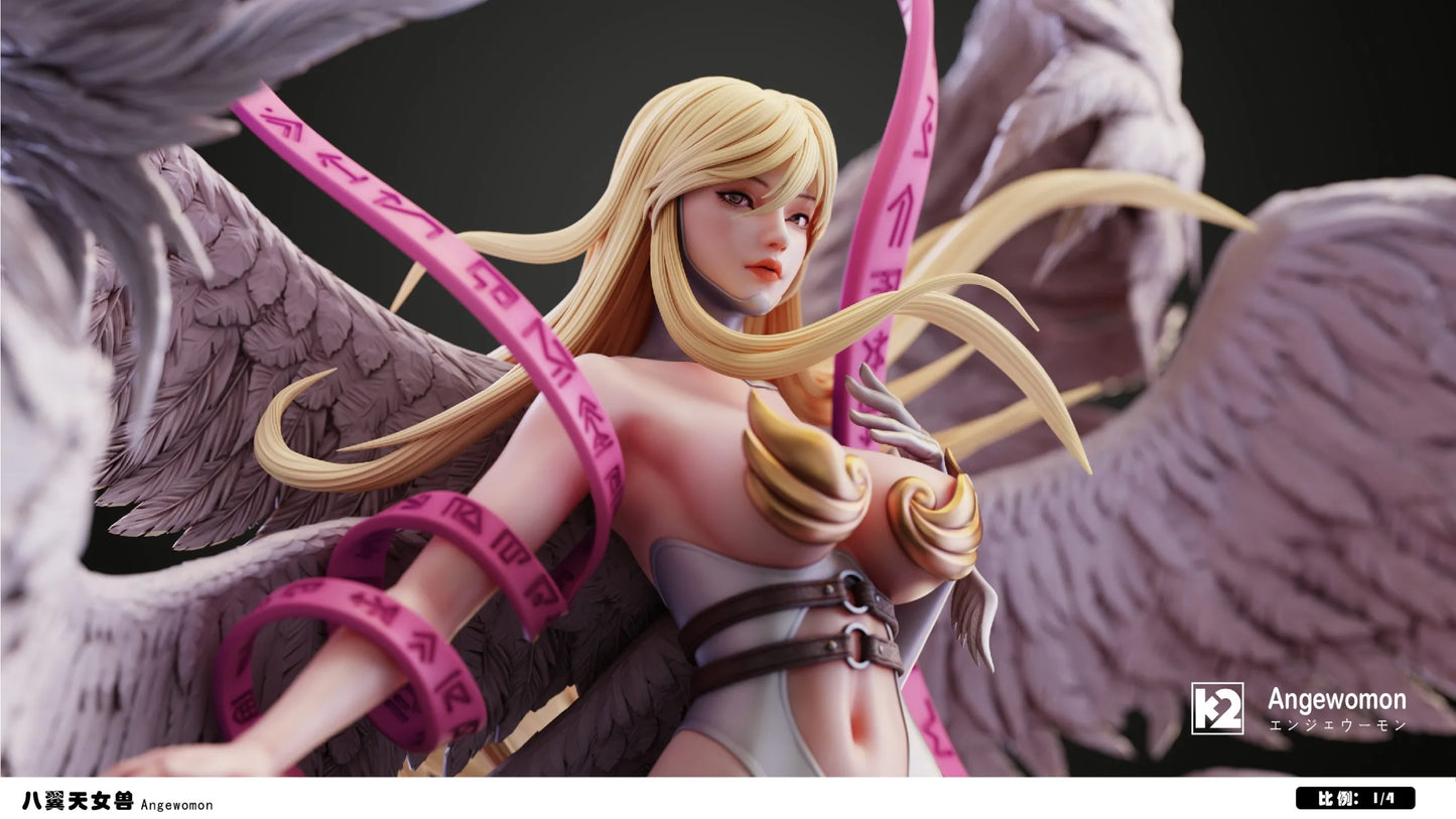 Preventa Resina Angewomon Figura Digimon K2 Estudio