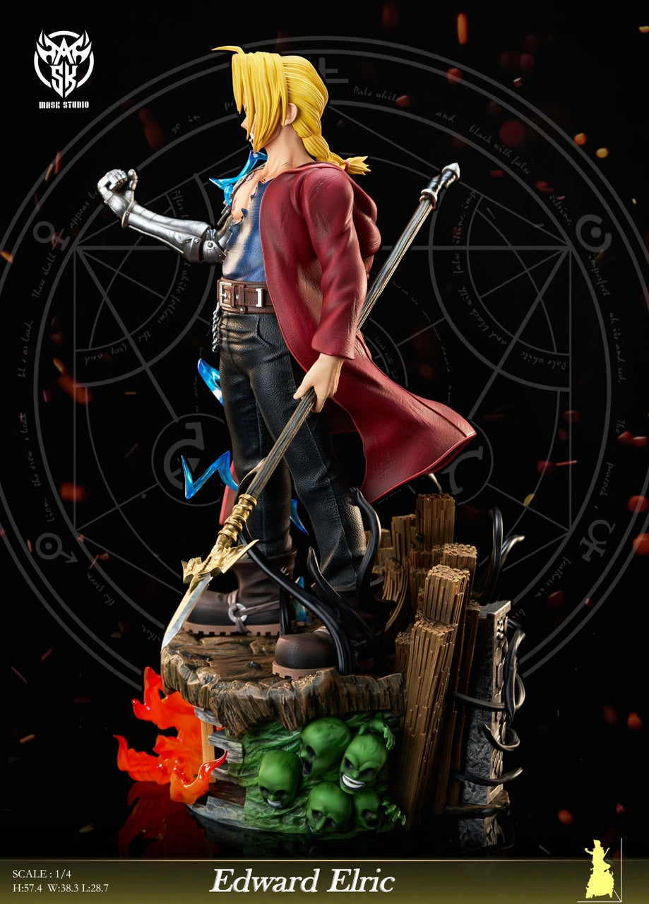 Preventa Resina Edward Elric Figura Fullmetal Alchemist Mask Estudio