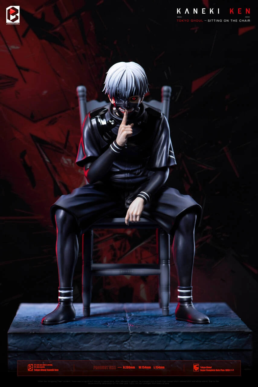 Preventa Resina Ken Kaneki Figura Tokyo Ghoul BW Estudio