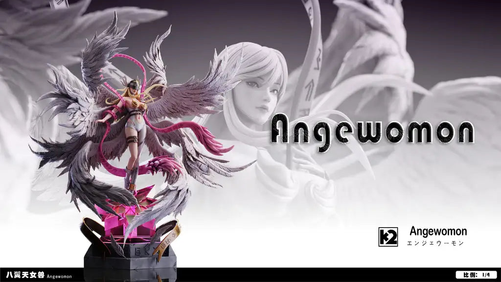 Preventa Resina Angewomon Figura Digimon K2 Estudio