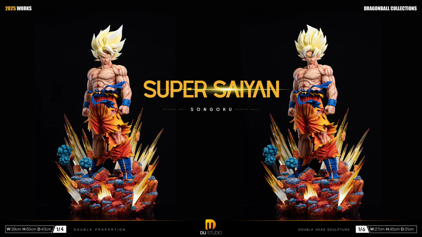 Preventa Resina Goku SSJ Figura Dragon Ball DU Estudio