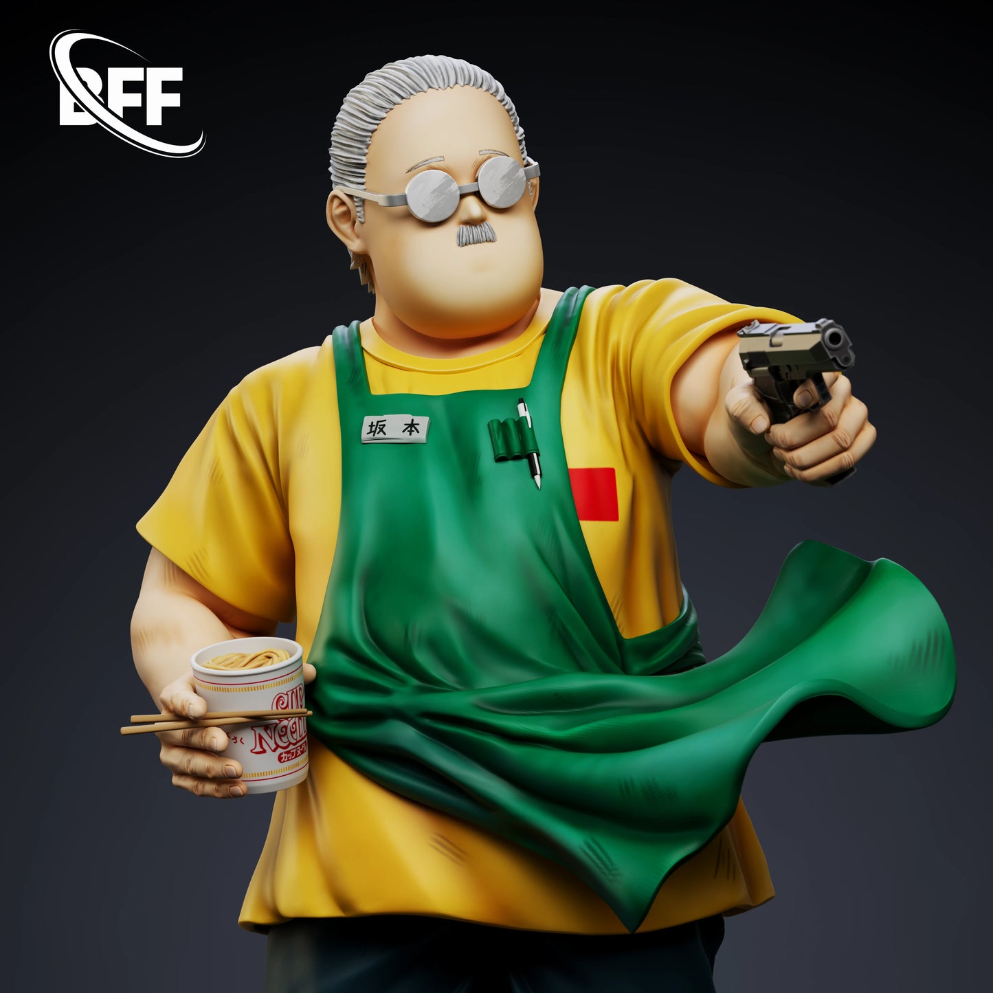 Preventa Resina Taro Sakamoto Figura Sakamoto Days! BFF  Estudio