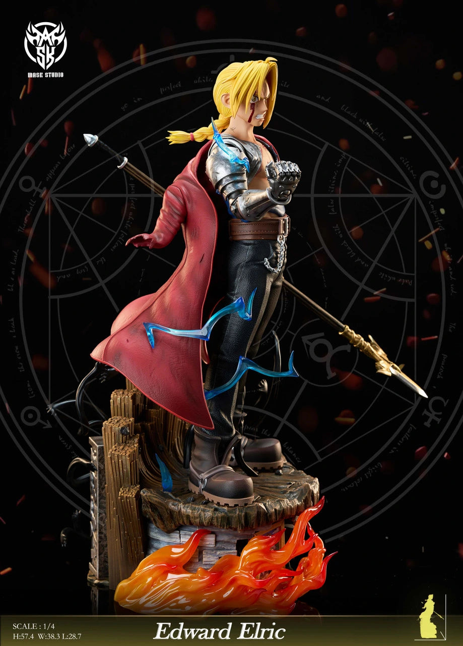 Preventa Resina Edward Elric Figura Fullmetal Alchemist Mask Estudio