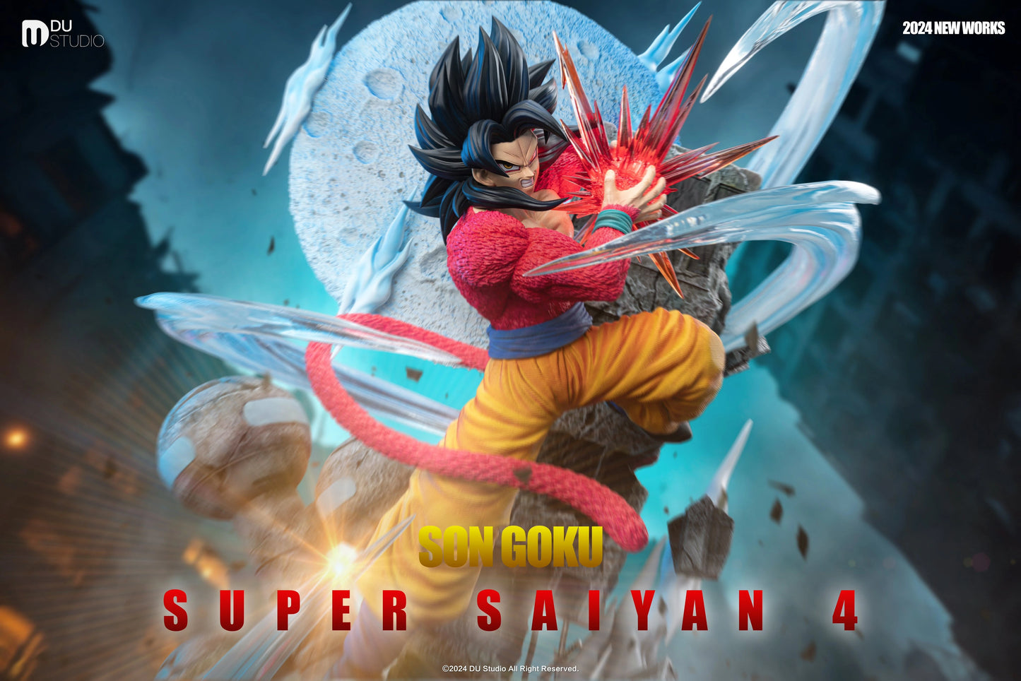 Preventa Resina Goku SSJ4 Figura Dragon Ball DU Estudio