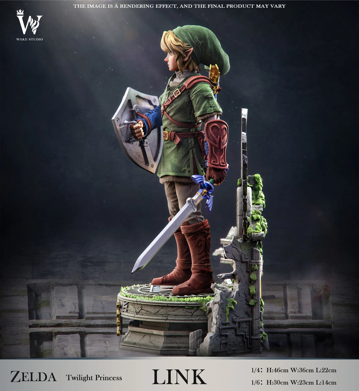 Preventa Resina Zelda Figura The Legend Of Zelda Wake Estudio