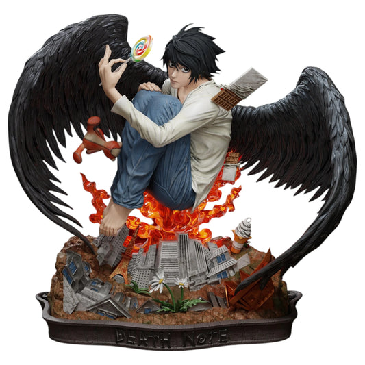 Preventa Resina L Lawliet Figura Death Note Anonymous Estudio