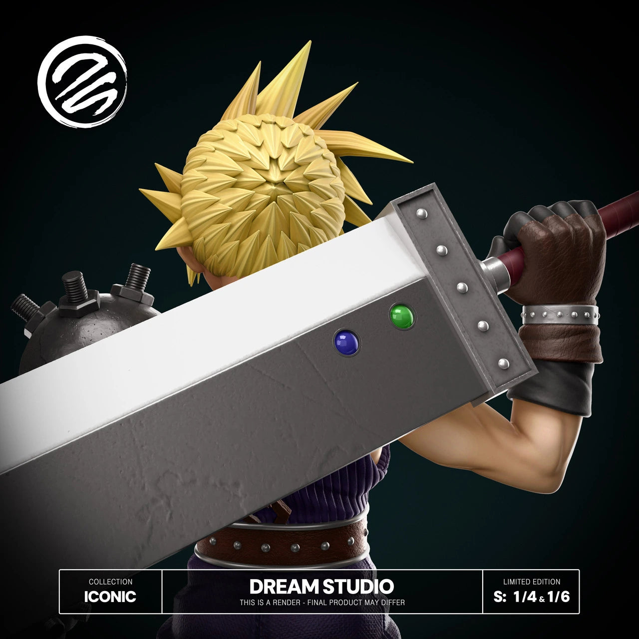 Preventa Resina Cloud Strife Figura Final Fantasy VII Dream Estudio