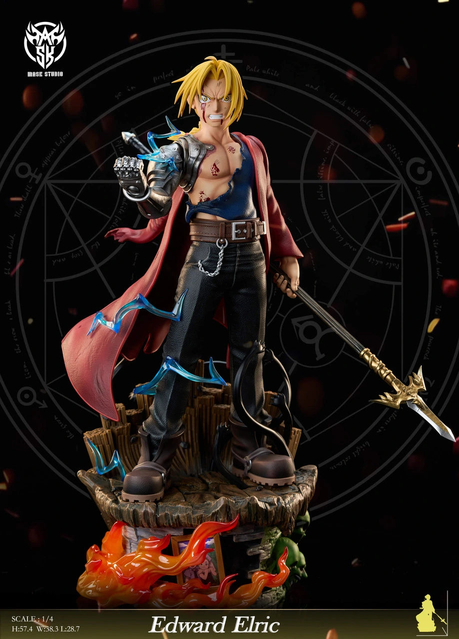 Preventa Resina Edward Elric Figura Fullmetal Alchemist Mask Estudio