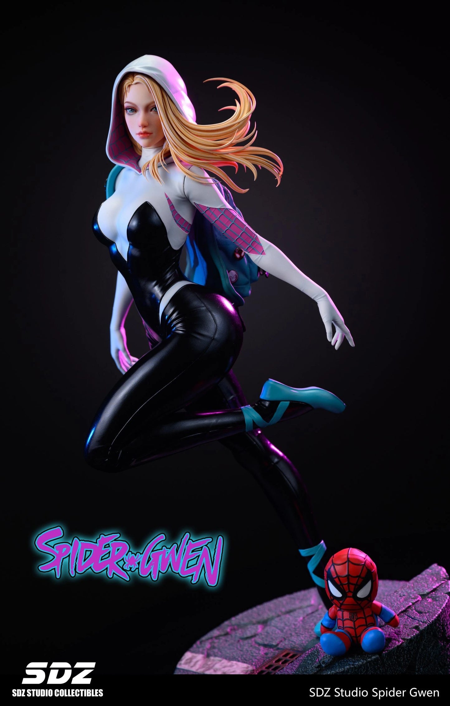 Preventa Resina Spider-Gwen Figura Marvel Comics SDZ Estudio