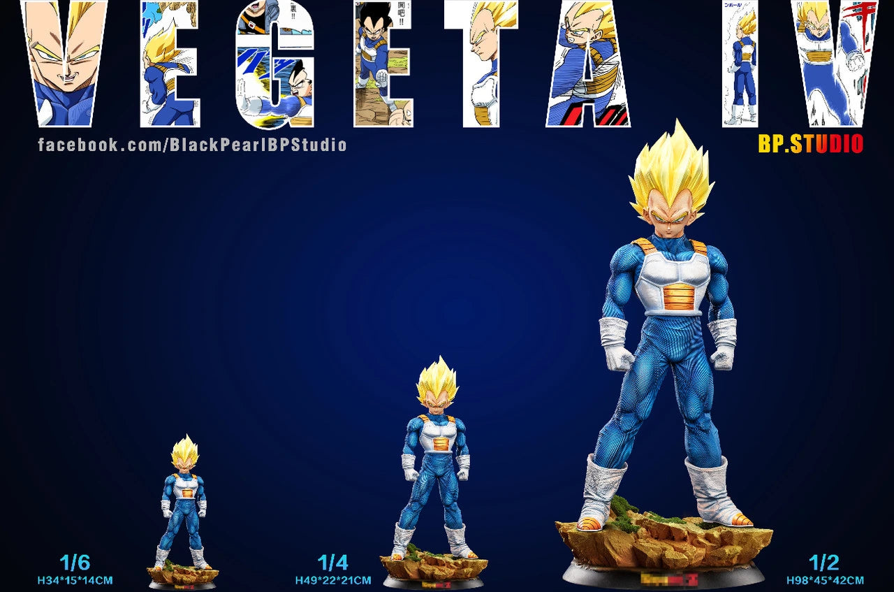 Preventa Resina Vegeta Figura Dragon Ball Black Pearl Estudio