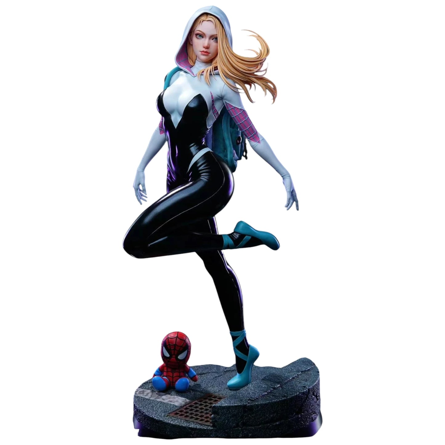 Preventa Resina Spider-Gwen Figura Marvel Comics SDZ Estudio