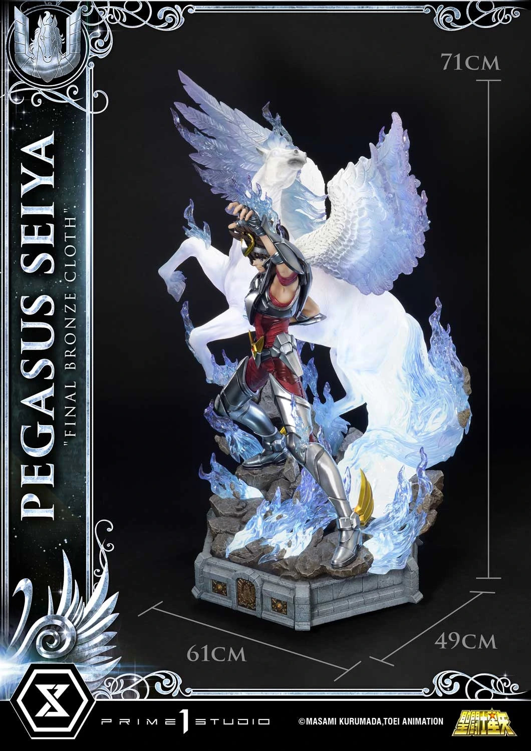 Preventa Resina Seiya de Pegaso Figura Caballeros del Zodiako Prime 1 (Licencia) Estudio