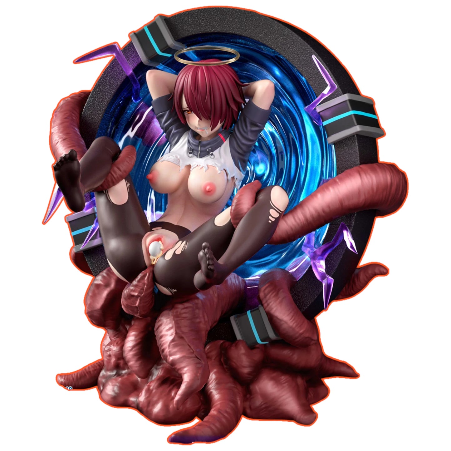 Preventa Resina Exusiai Figura Arknights Fish Head Estudio