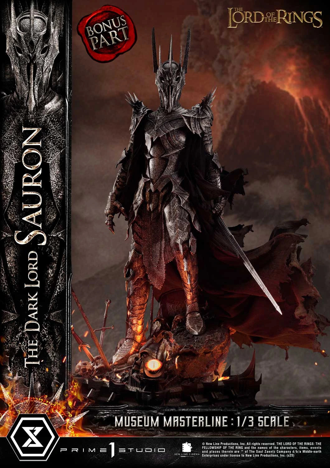 Preventa Resina Sauron Figura The Lord Of The Rings Prime 1 (Licencia) Estudio