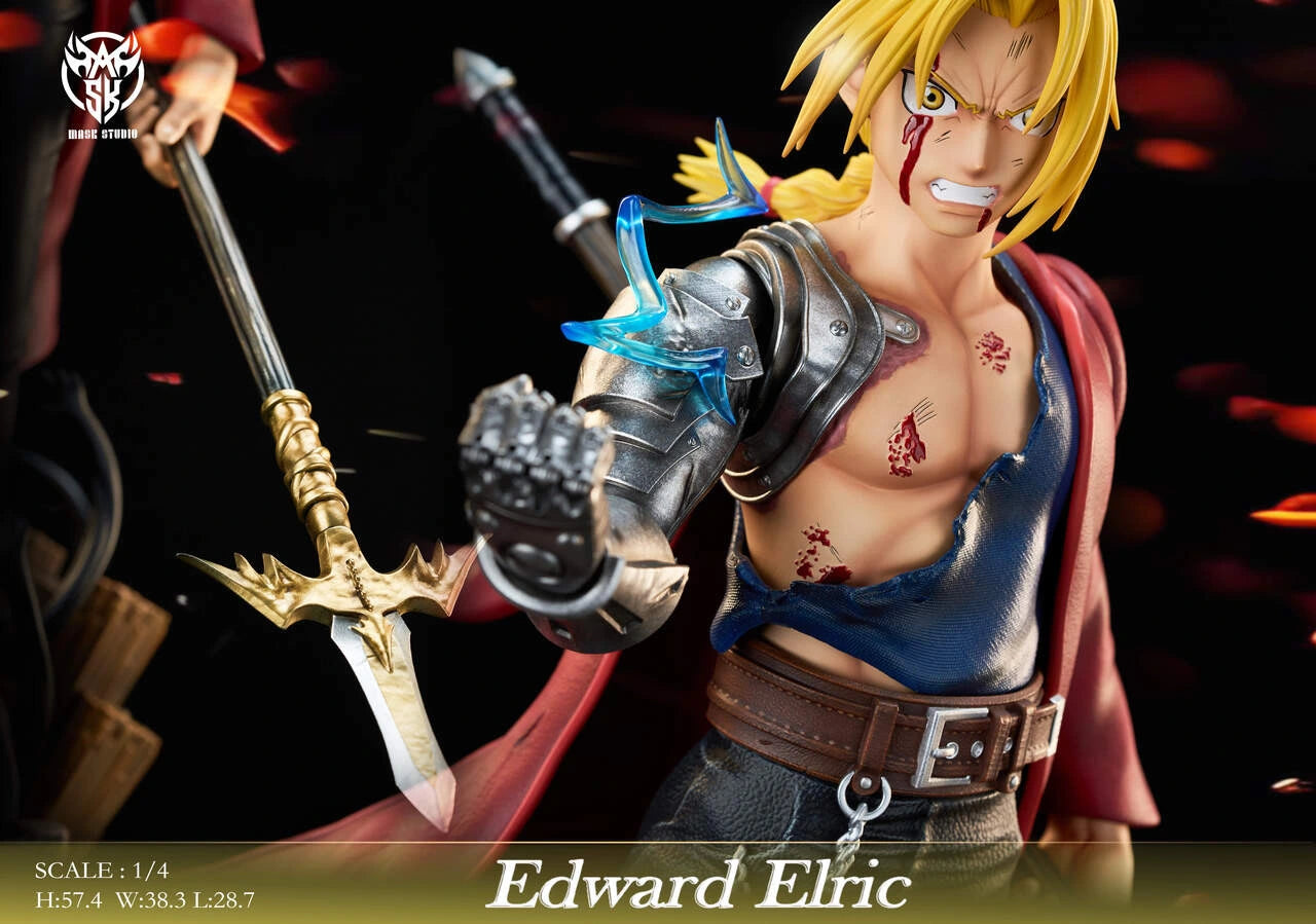 Preventa Resina Edward Elric Figura Fullmetal Alchemist Mask Estudio