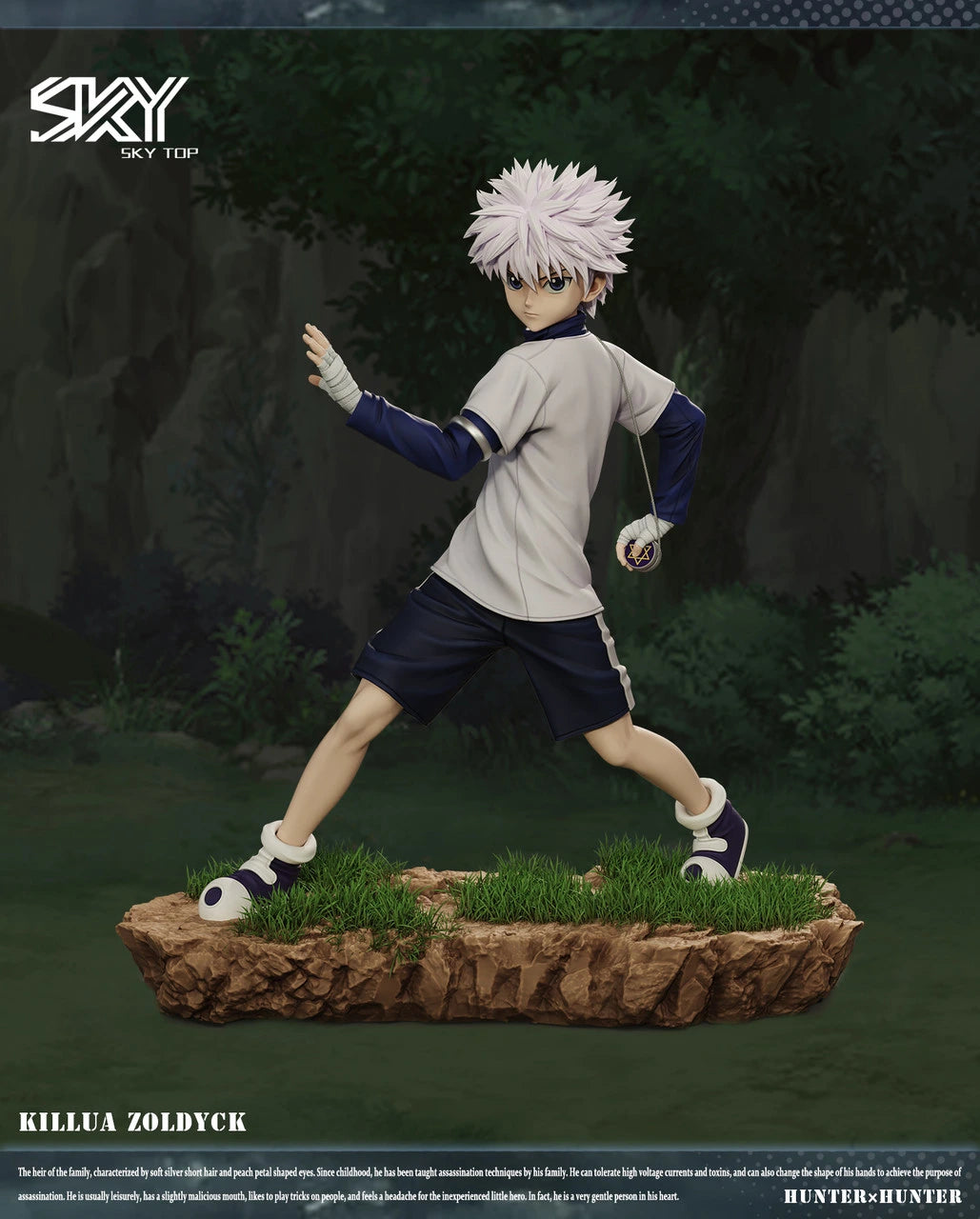 Preventa Resina Killua Zoldyck Figura Hunter x Hunter Sky Top Estudio