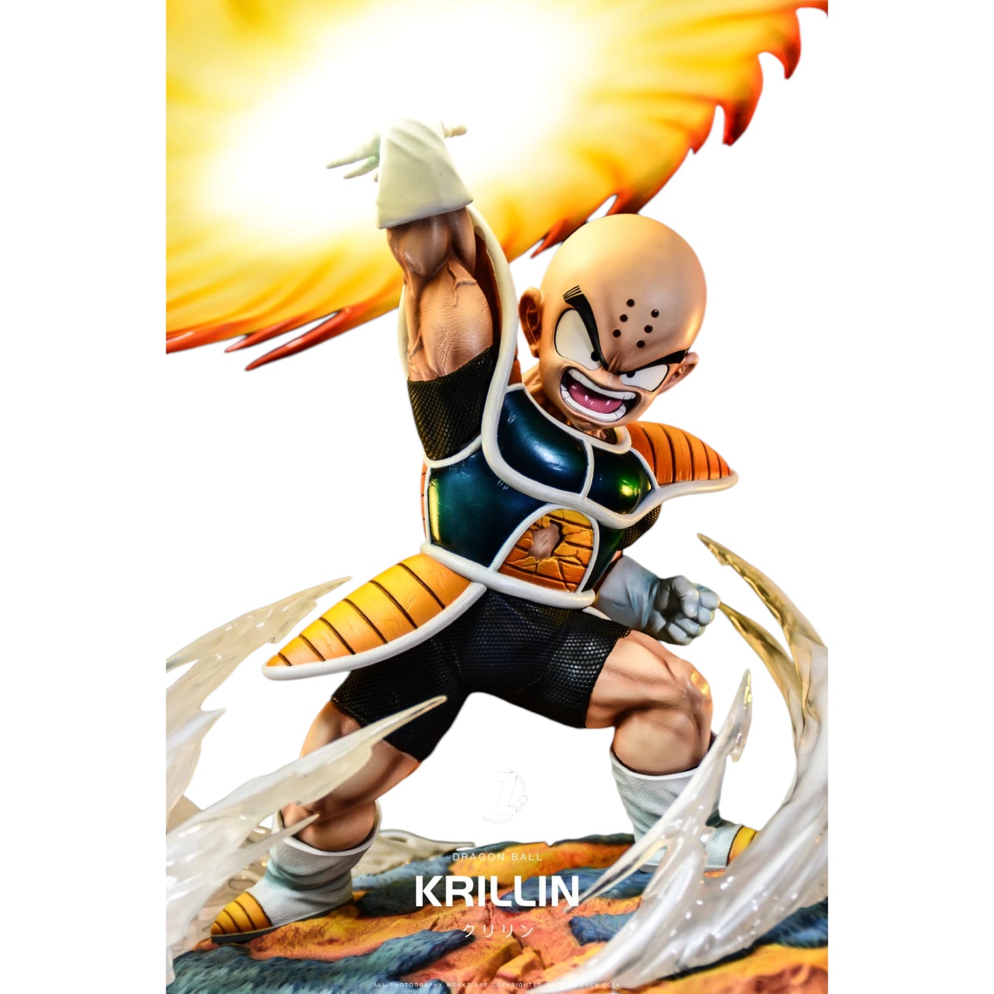 Preventa Resina Krillin Figura Dragon Ball LZ  Estudio