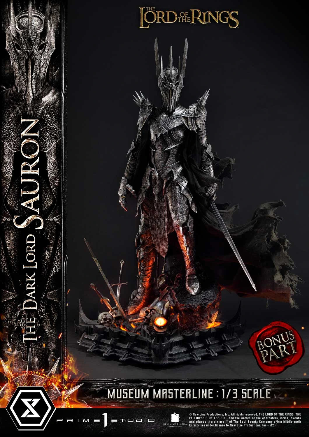 Preventa Resina Sauron Figura The Lord Of The Rings Prime 1 (Licencia) Estudio