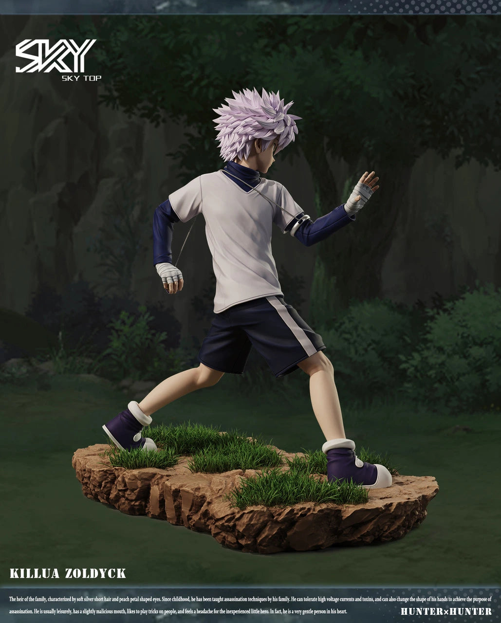 Preventa Resina Killua Zoldyck Figura Hunter x Hunter Sky Top Estudio