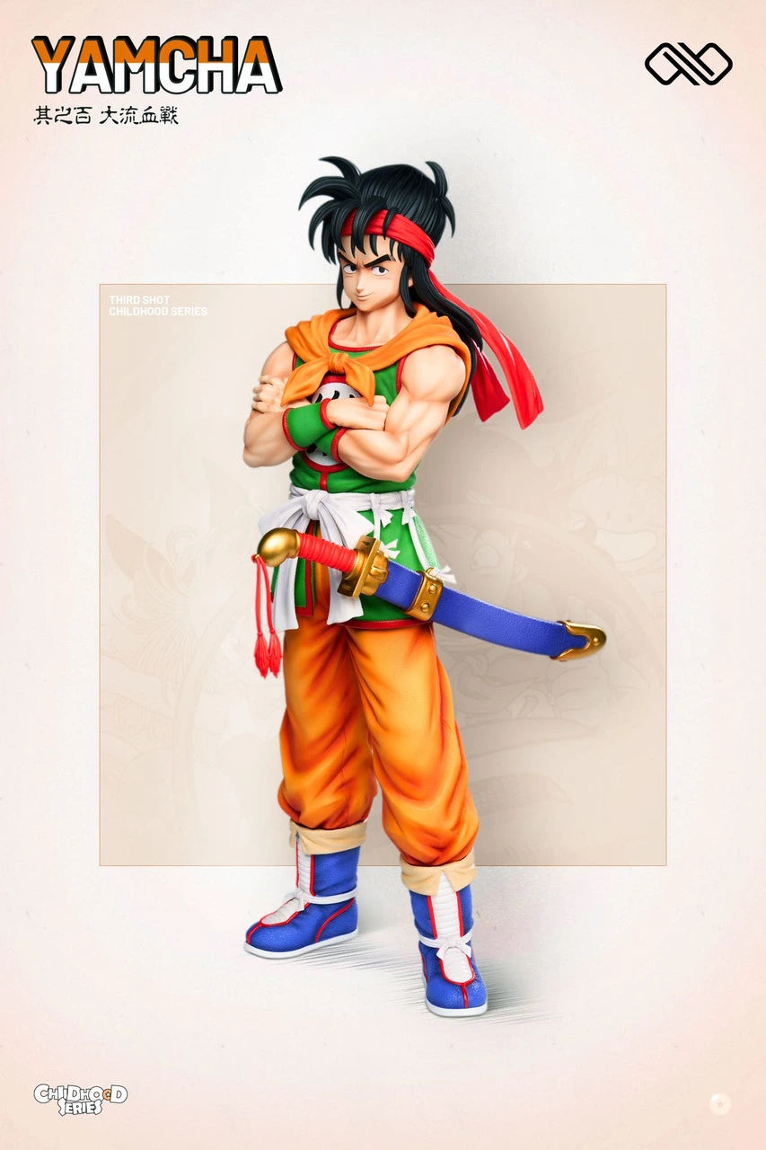 Preventa Resina Yamcha & Oolong & Pura Figura Dragon Ball Infinite Studio  Estudio