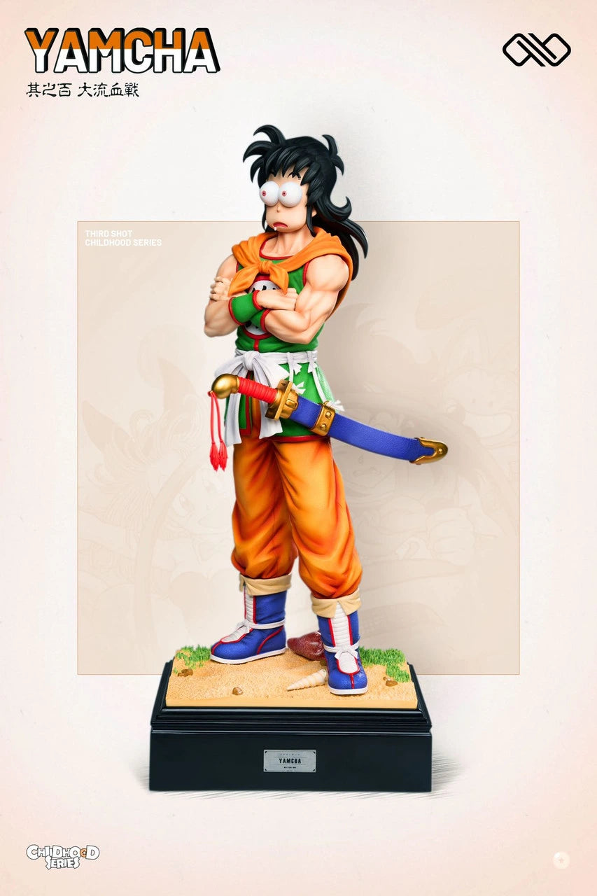 Preventa Resina Yamcha & Oolong & Pura Figura Dragon Ball Infinite Studio  Estudio