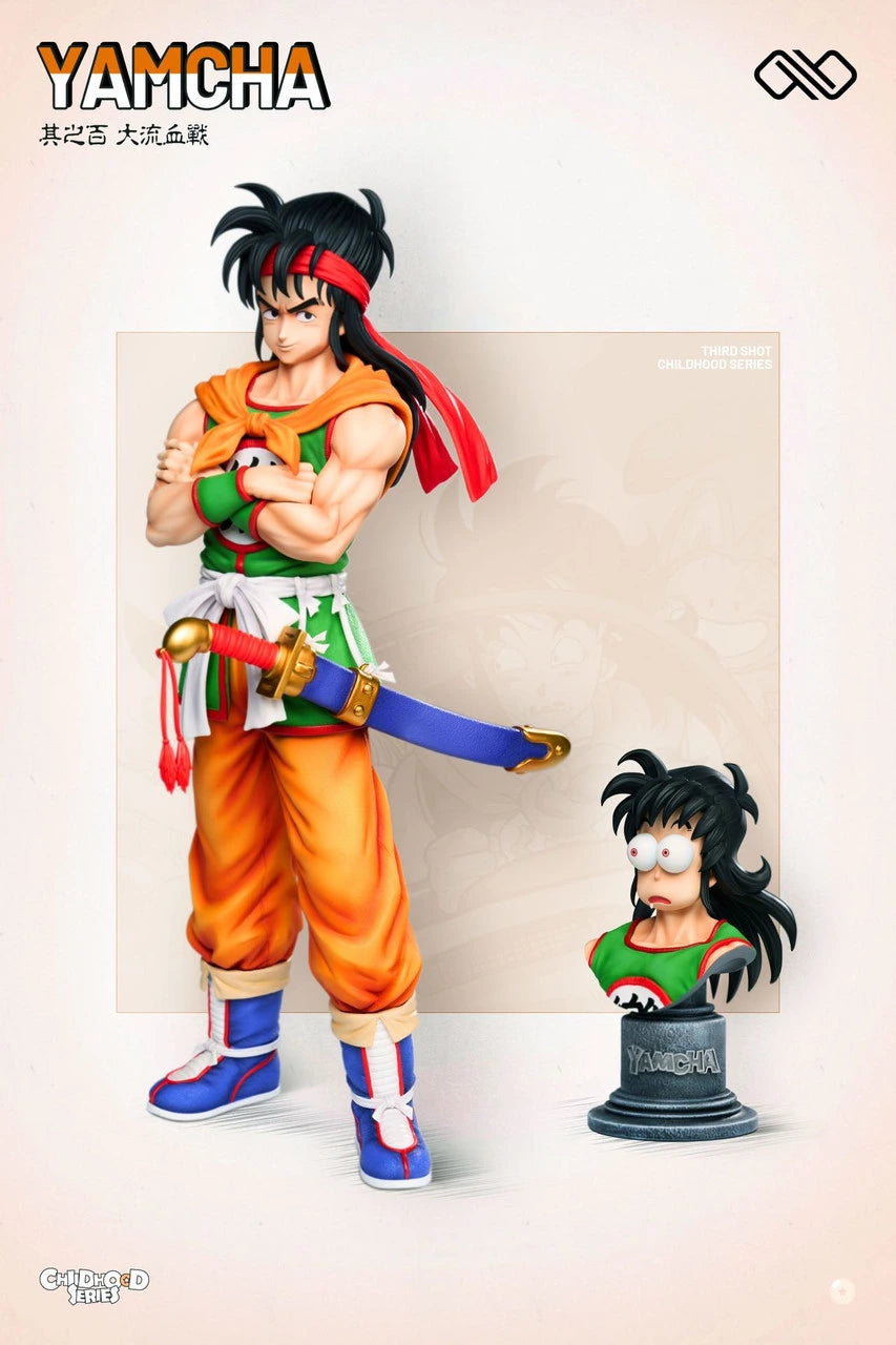 Preventa Resina Yamcha & Oolong & Pura Figura Dragon Ball Infinite Studio  Estudio