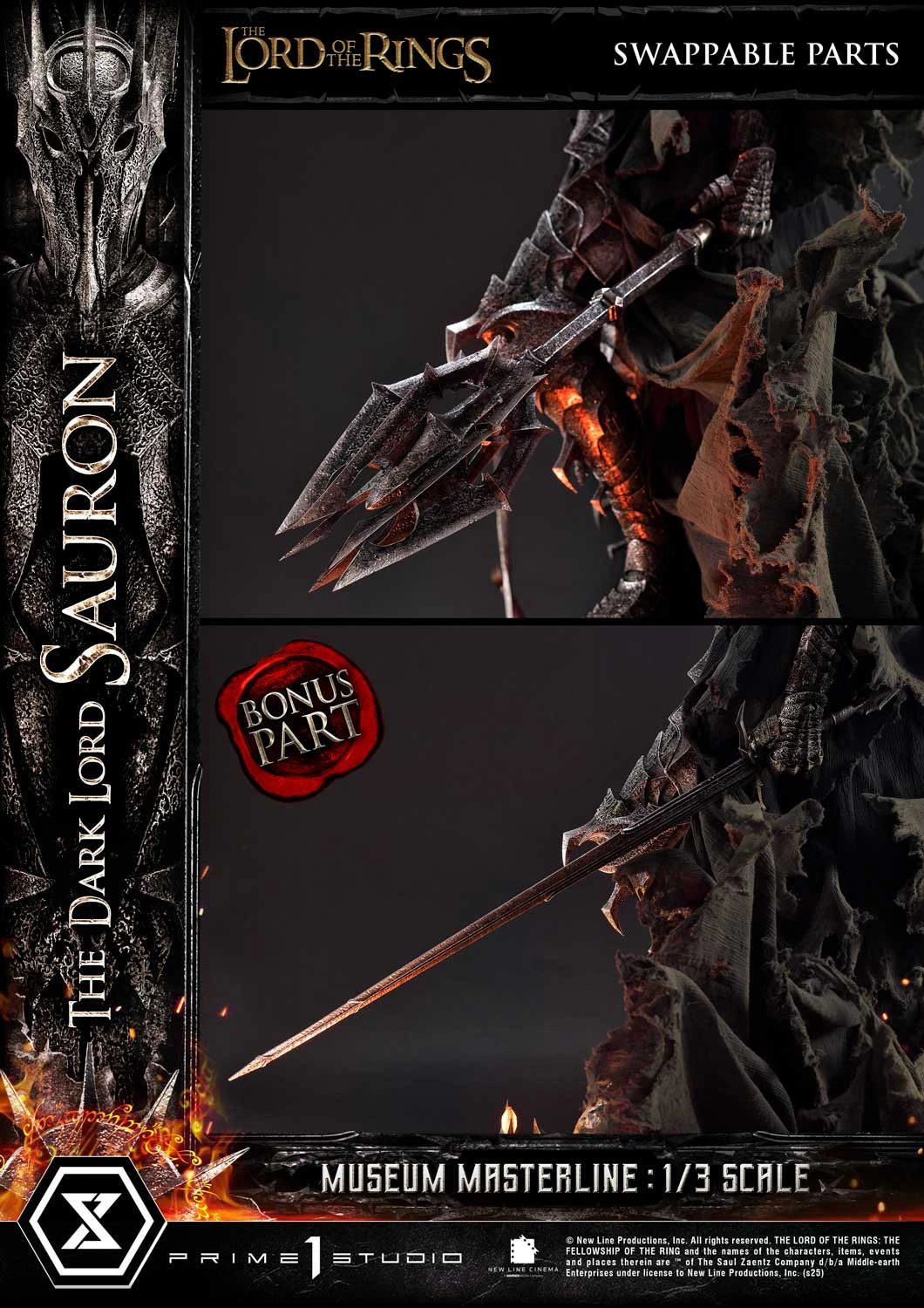 Preventa Resina Sauron Figura The Lord Of The Rings Prime 1 (Licencia) Estudio